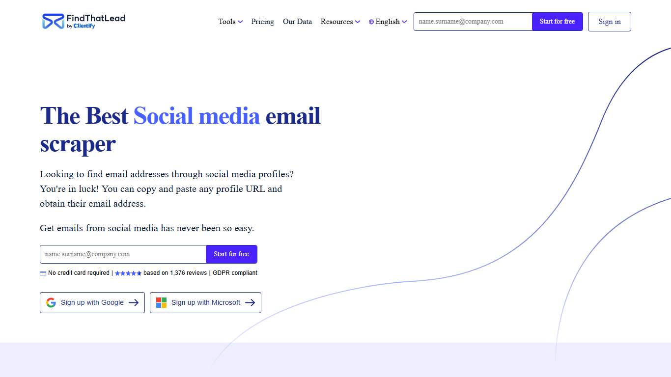 Get Phones and Emails from Social Media Profiles - FindThatLead