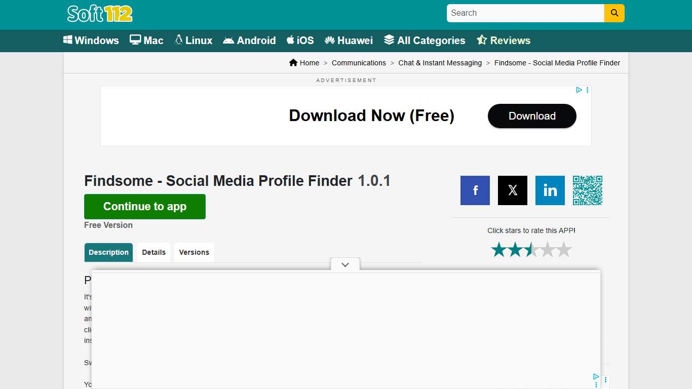 Findsome - Social Media Profile Finder... Free Download